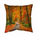 Begin Home Decor 26 x 26 in. Autumn Trail-Double Sided Print Indoor Pillow 5541-2626-LA106